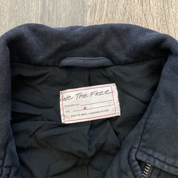 NEW Free People Rebel Rebel Knit Moto Jacket Size Medium - Picture 4 of 8